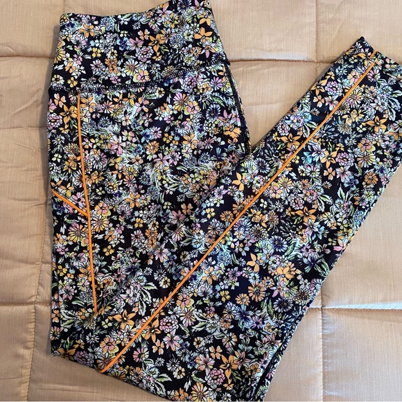 FP Movement by Free People Floral Leggings - Black and Yellow - Picture 10 of 10